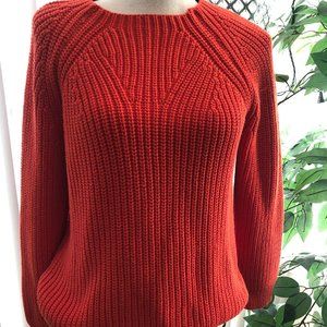 Beautiful Orange J.Crew Sweater
